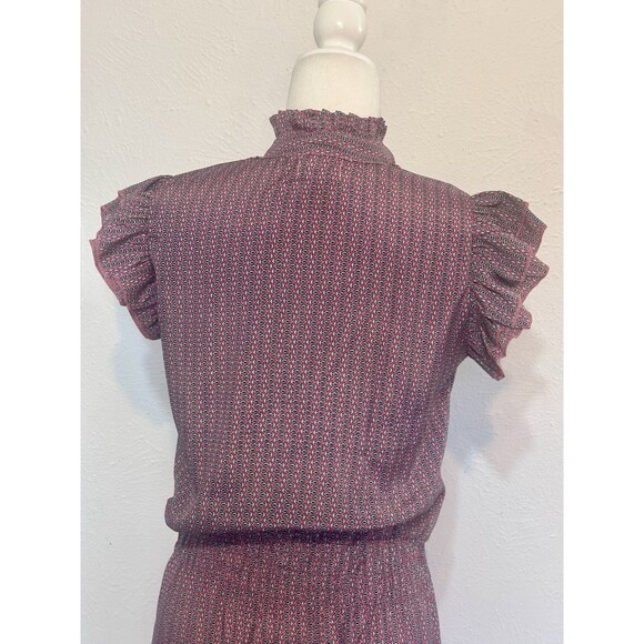 Perry Walker Collective Size 1 (2-4) Cornelia II Silk Blend Dress Feminine Boho - Picture 9 of 16